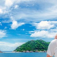 Koh Tao al fondo la isla de Koh Nanyuang