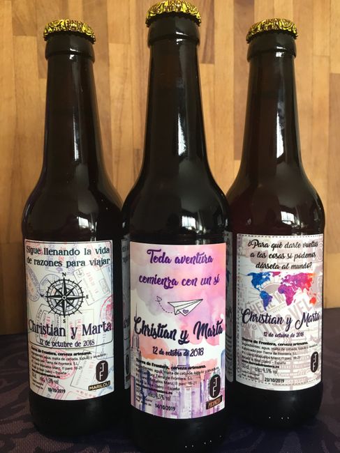 Cerveza artesanal con etiquetas personalizadas - 1