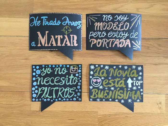 Bocadillos para photocall hechos a mano - 1