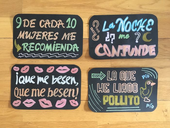 Bocadillos para photocall hechos a mano - 3