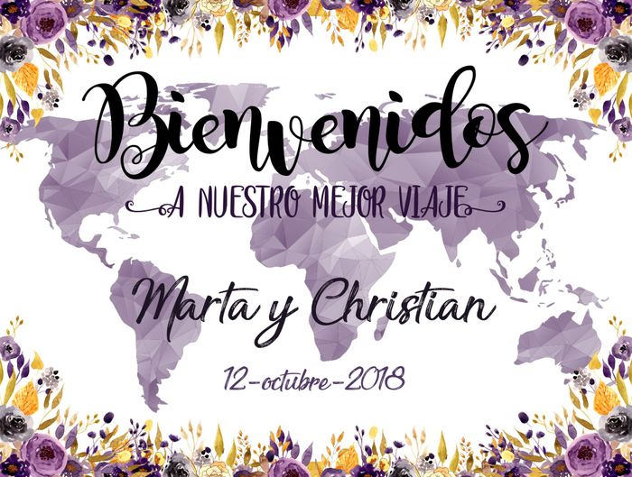 Boda temática viajera 💍 🌍 - 17