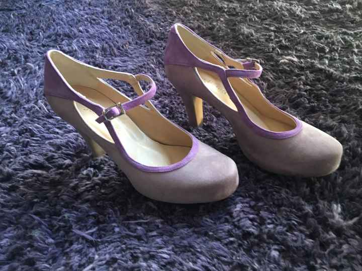 Mis zapatos de novia en tonos morados - 5