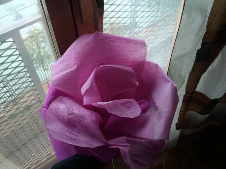 flor papel