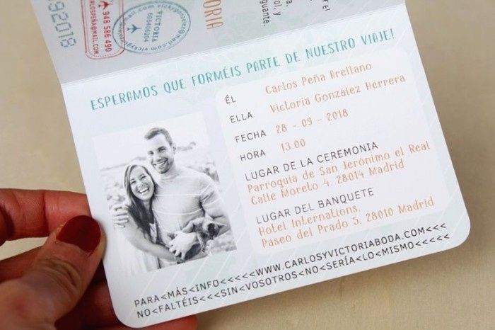 ¡Ideas muy top para una boda con temática viajera! 🌍 15