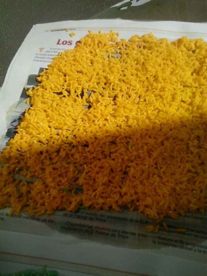 Otra manera de hacer arroz de colores - 3