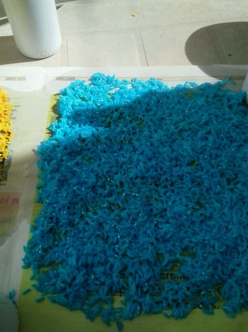 Otra manera de hacer arroz de colores - 5