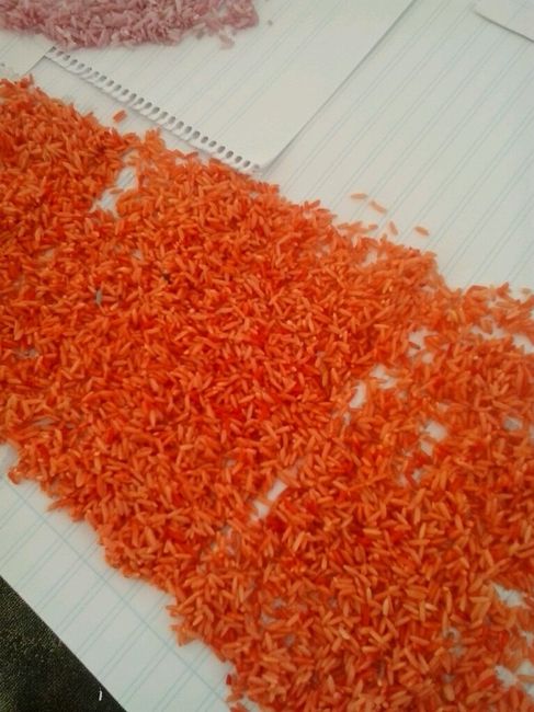 Otra manera de hacer arroz de colores - 6