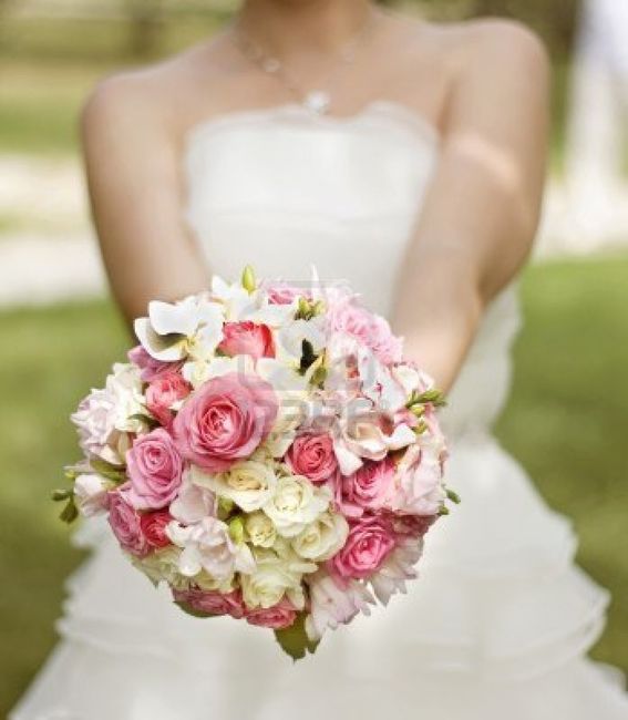 Ramos de novia en tonos pastel