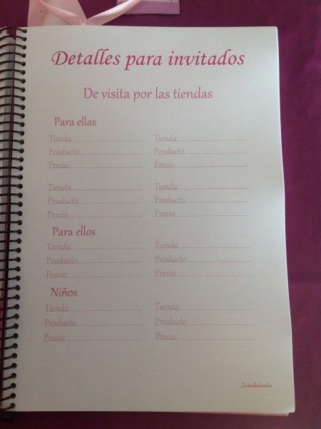 Agenda boda