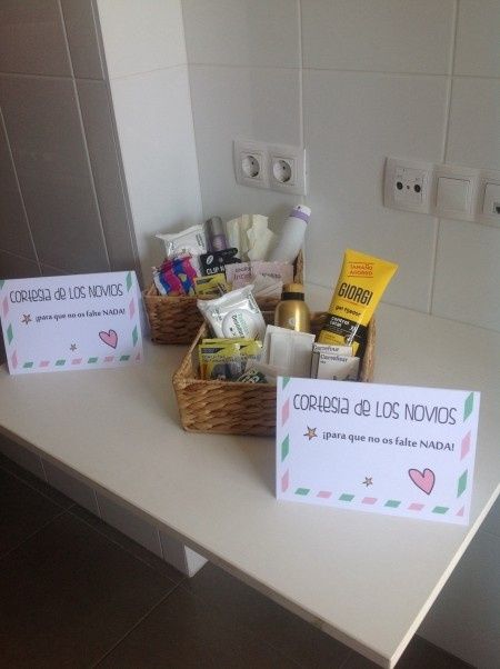 Cestas para los baños