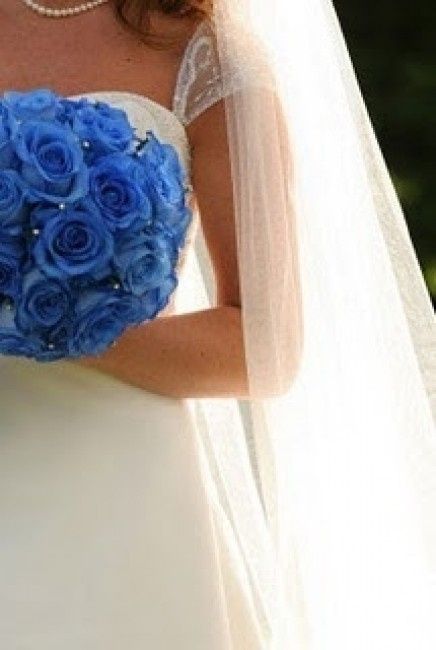 Ramos de novia azules
