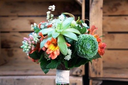 Ramos de novia verdes 