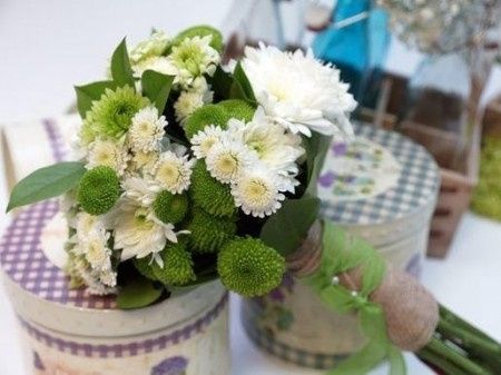 Ramos de novia verdes 