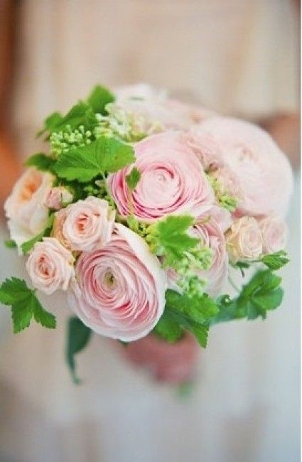 Ramos de de novia Rosa pastel 