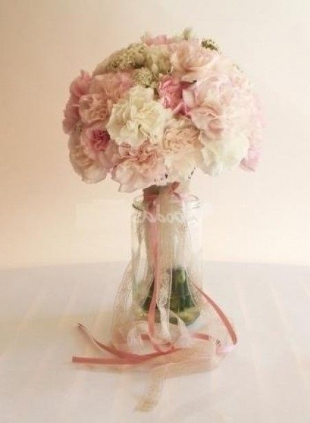 Ramos de de novia Rosa pastel 
