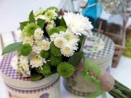 Ramos de novia verdes 