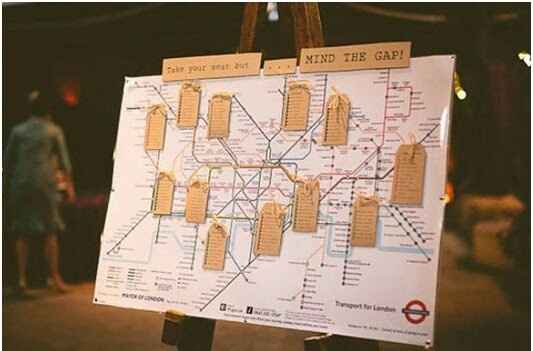 20 inspiraciones para seating plan - 11