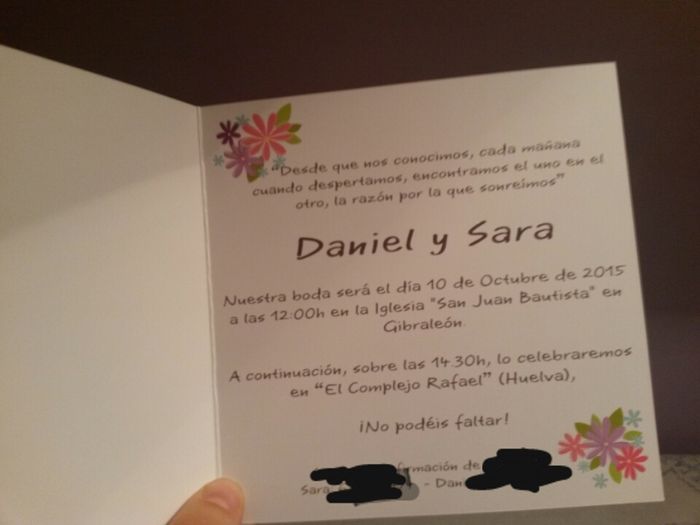 Mis preciosas invitaciones - 1