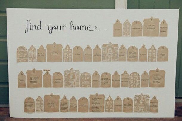 20 inspiraciones para seating plan - 18