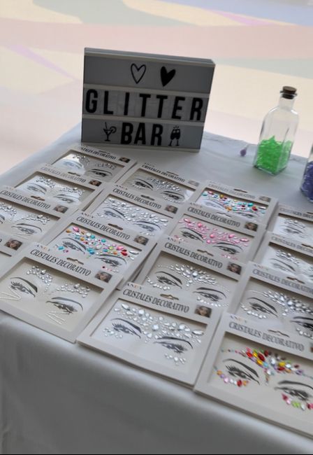 Ideas para hacer Glitter Bar en bodas 4