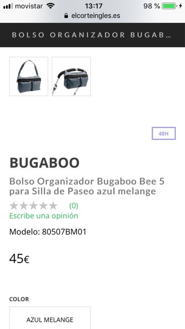 Bolso carrito upababy - 2
