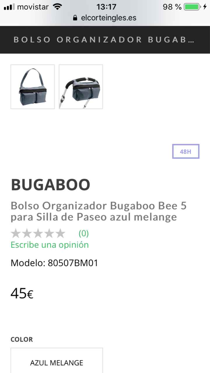 Bolso carrito upababy - 2