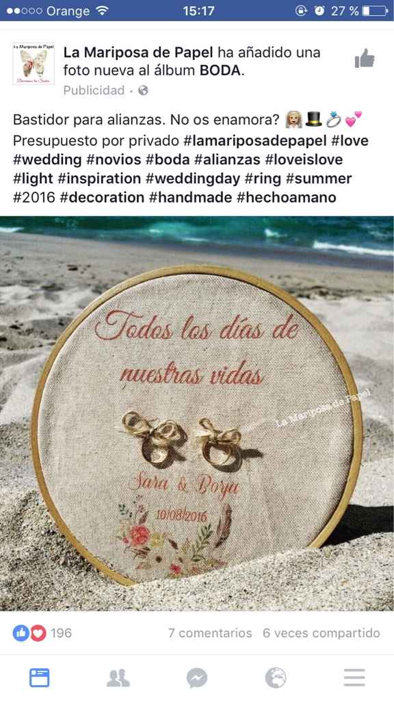 Ideas para llevar los anillos - 1