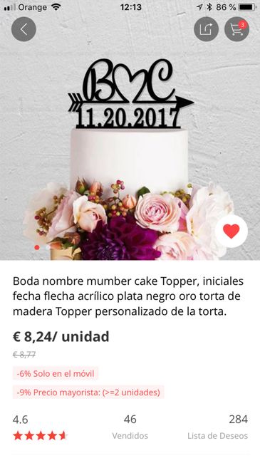 Cake topper de Aliexpress?? - 1