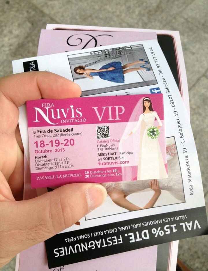 entradas para la fira de nuvis sabadelll
