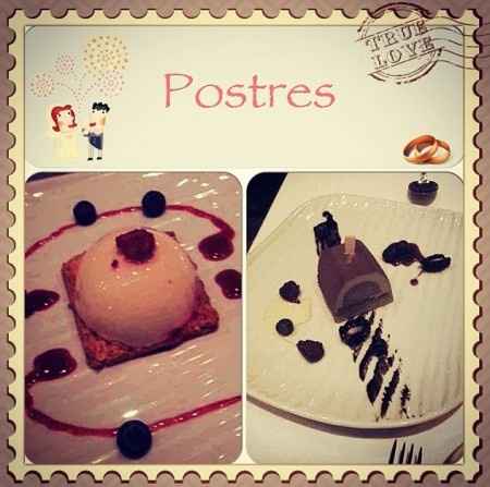 Unos postres