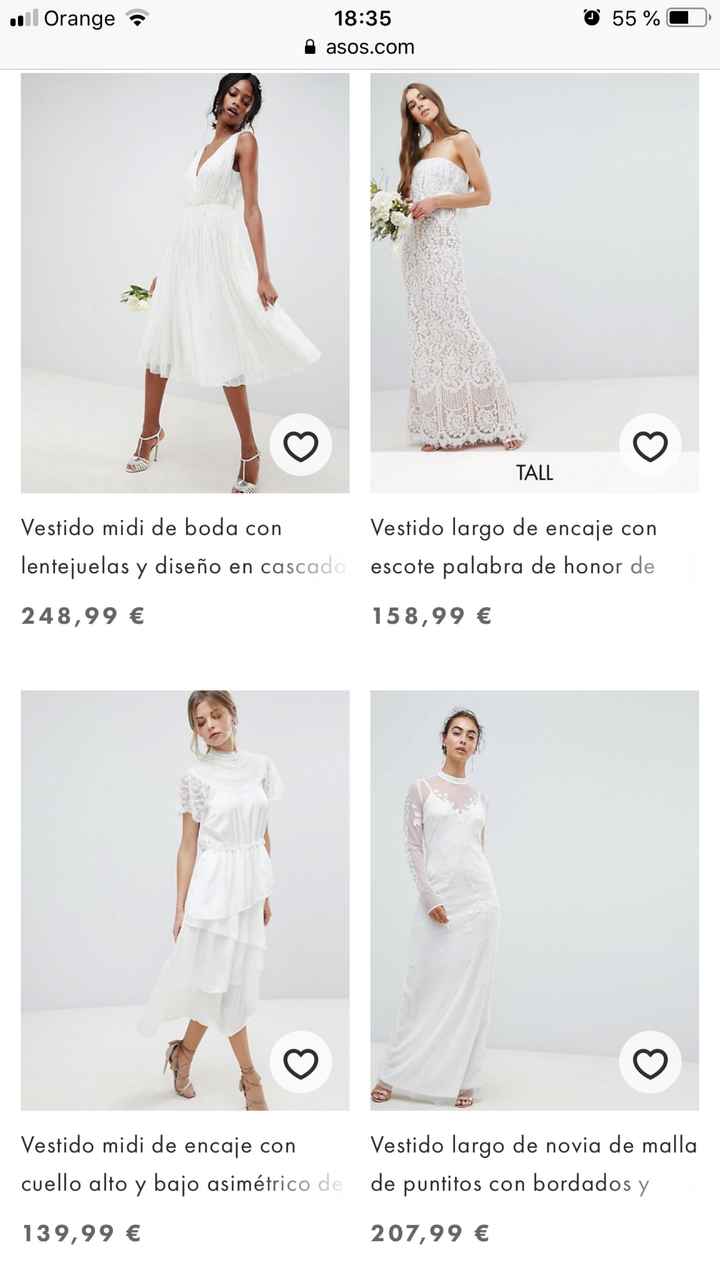 Vestido de novia económico - 1