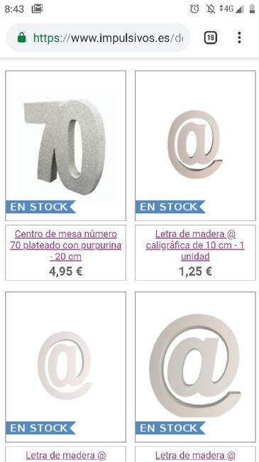 Letras madera - 1