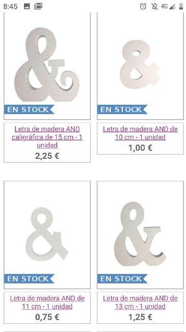 Letras madera - 1