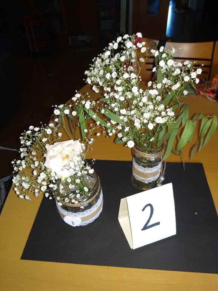 Centros de mesa, pondríais mas flores? - 1