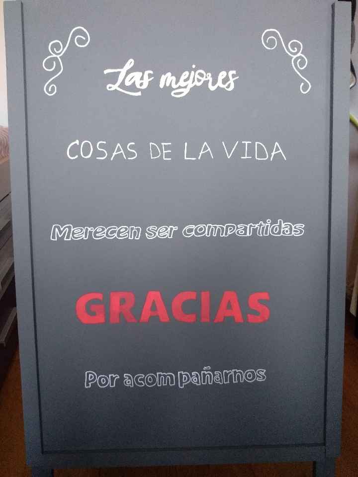 Cartel de bienvenida - 1