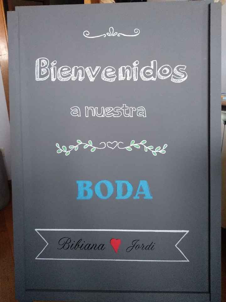 Cartel de bienvenida - 2