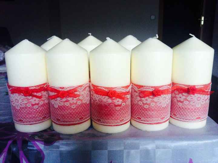 Mis velas para mis 8 damas de honor - 2