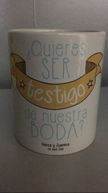  Tazas Testigos de Boda - 2