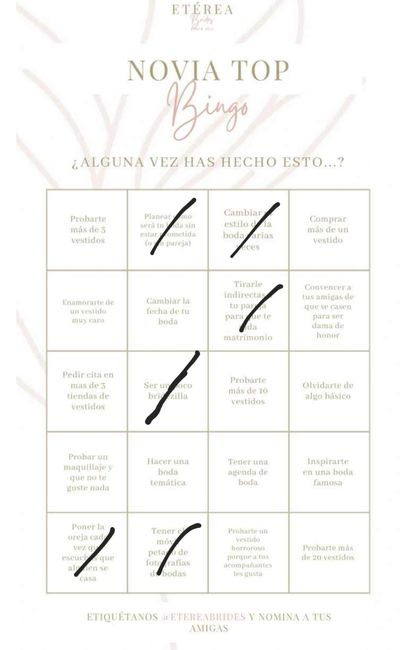 Bingo de novia, ¡a ver quién me supera! - 1