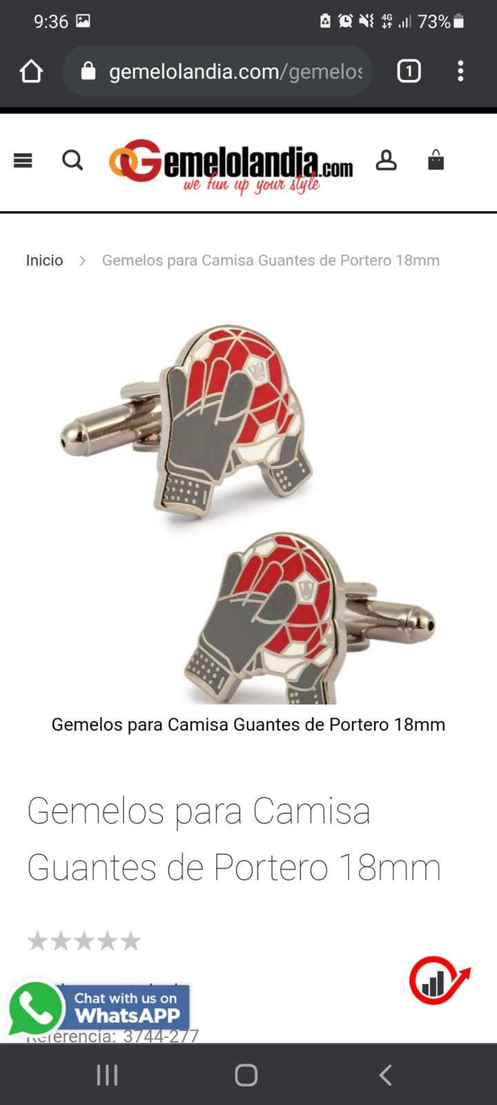 Si buscas complementos originales, ¡mira estos gemelos! - 1