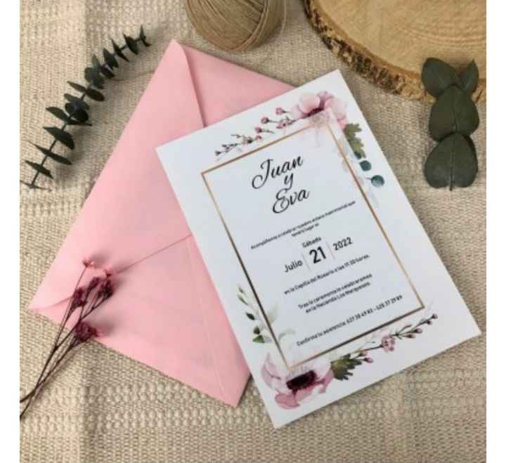 Opinión sobre las invitaciones de boda - 1