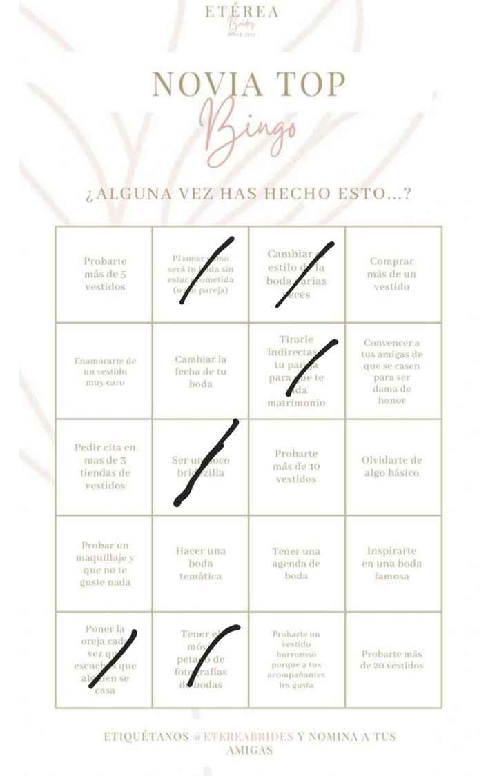 Bingo de novia, ¡a ver quién me supera! - 1