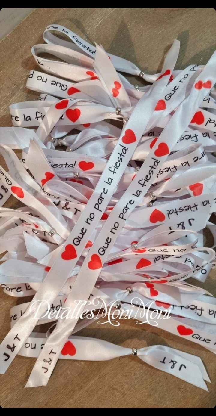 ¿Repartiréis chapas personalizadas a vuestrxs invitadxs? - 1