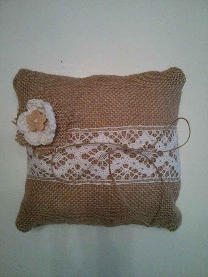 Cojin para los anillos