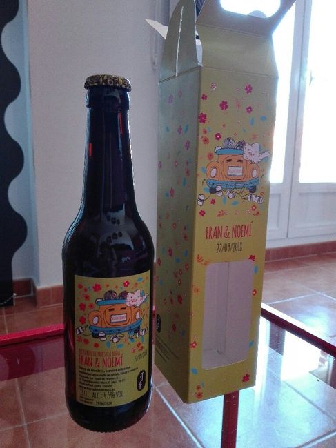 Cerveza como detalle para los hombres de mi boda - 1