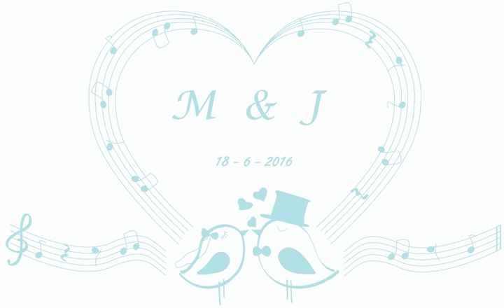 Logotipo de nuestra boda