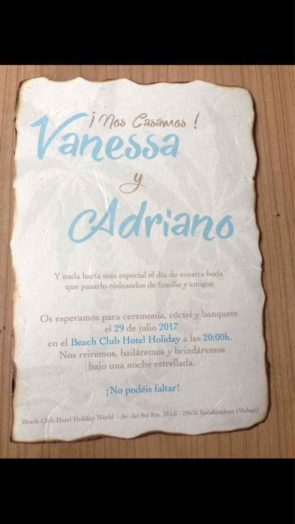 Nuestras invitaciones y sello 😁 - 2