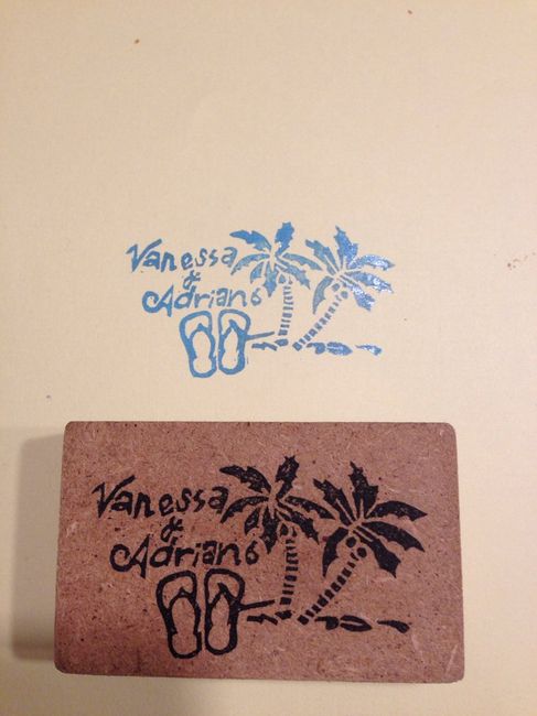 Nuestras invitaciones y sello 😁 - 3