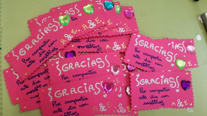 Tarjetas de agradecimiento - 1