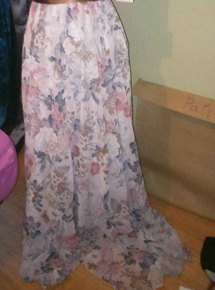 Vestido de flores...ramo o no ramo? - 1